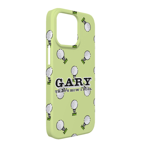 Custom Golf iPhone Case - Plastic - iPhone 13 Pro Max (Personalized)