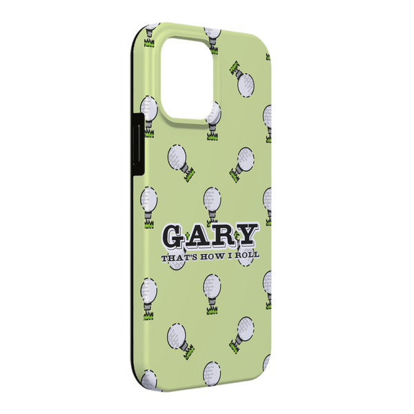Custom Golf iPhone Case - Rubber Lined - iPhone 13 Pro Max (Personalized)