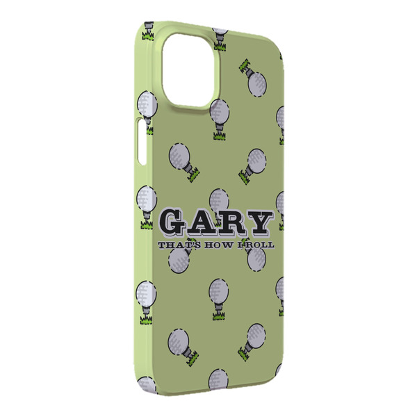 Custom Golf iPhone Case - Plastic - iPhone 14 Plus (Personalized)