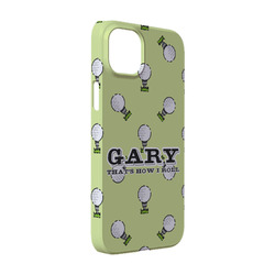 Golf iPhone Case - Plastic - iPhone 14 Pro (Personalized)