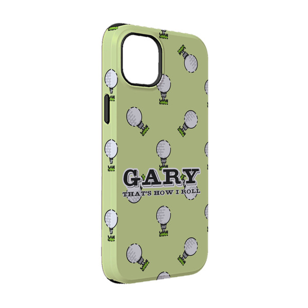 Custom Golf iPhone Case - Rubber Lined - iPhone 14 Pro (Personalized)