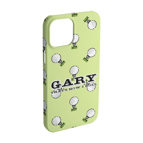 Custom Golf iPhone Case - Plastic - iPhone 15 (Personalized)