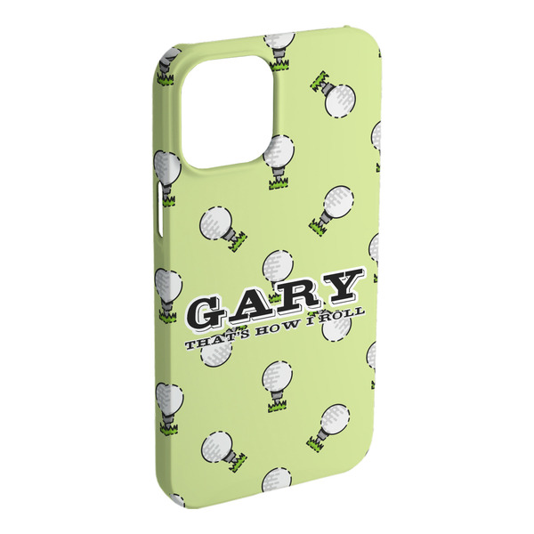 Custom Golf iPhone Case - Plastic - iPhone 15 Plus (Personalized)