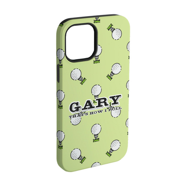 Custom Golf iPhone Case - Rubber Lined - iPhone 15 (Personalized)