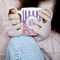 Pink & Purple Damask 11oz Coffee Mug - LIFESTYLE