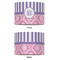 Pink & Purple Damask 12" Drum Lampshade - APPROVAL (Fabric)