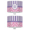 Pink & Purple Damask 12" Drum Lampshade - APPROVAL (Poly Film)