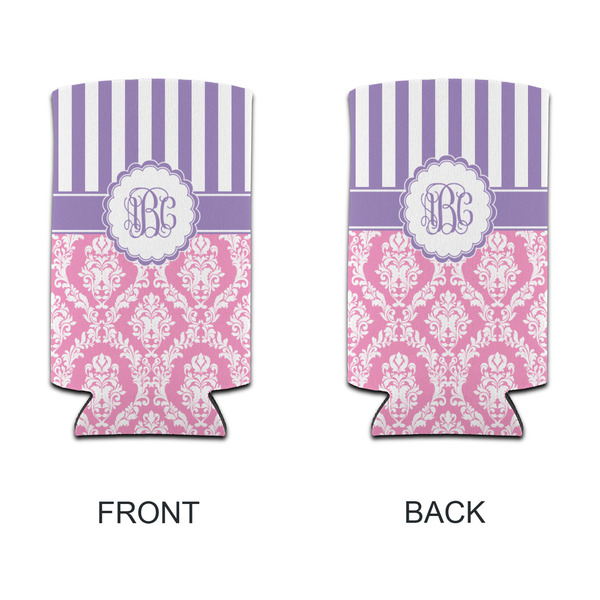 Pink & Purple Damask 12oz Tall Can Sleeve - APPROVAL
