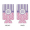 Pink & Purple Damask 16oz Can Sleeve - APPROVAL