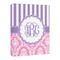 Pink & Purple Damask Canvas Print - 16x20 (Personalized)