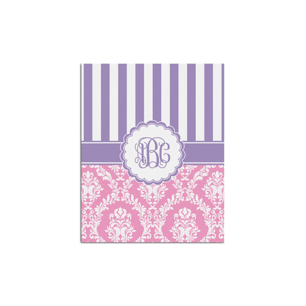 Custom Pink & Purple Damask Poster - Multiple Sizes (Personalized)