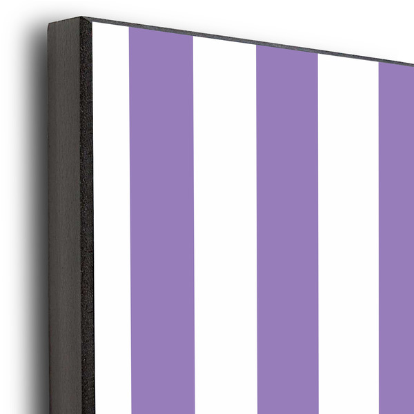 Pink & Purple Damask 16x20 Wood Print - Closeup