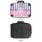 Pink & Purple Damask 18" Laptop Briefcase - APPROVAL