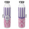 Pink & Purple Damask 20oz Water Bottles - Full Print - Approval