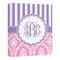 Pink & Purple Damask Canvas Print - 20x24 (Personalized)