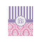 Pink & Purple Damask Poster - Matte - 20x24 (Personalized)