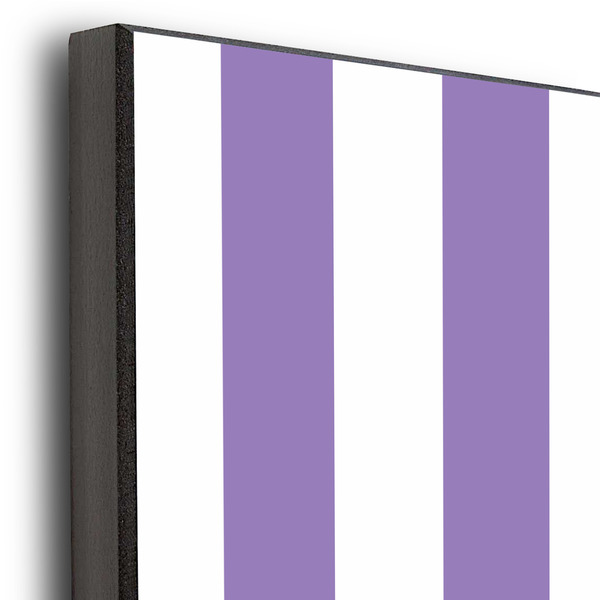 Pink & Purple Damask 20x24 Wood Print - Closeup