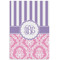 Pink & Purple Damask 24x36 - Matte Poster - Front View