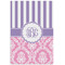 Pink & Purple Damask Poster - Matte - 24x36 (Personalized)