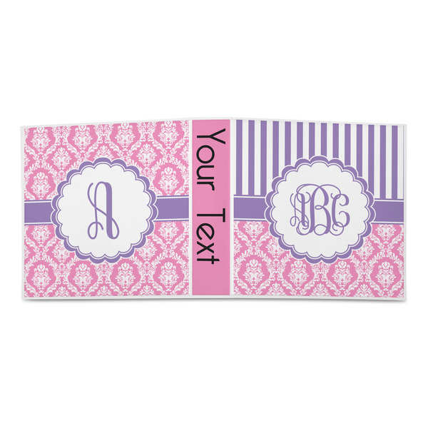 Pink & Purple Damask 3-Ring Binder Approval- 2in