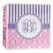Pink & Purple Damask 3-Ring Binder - 2 inch (Personalized)