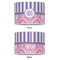 Pink & Purple Damask 8" Drum Lampshade - APPROVAL (Poly Film)