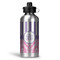 Pink & Purple Damask Aluminum Water Bottle