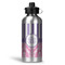 Pink & Purple Damask Water Bottles - 20 oz - Aluminum (Personalized)