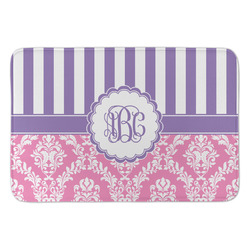 Pink & Purple Damask Anti-Fatigue Kitchen Mat (Personalized)