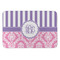 Pink & Purple Damask Anti-Fatigue Kitchen Mat (Personalized)