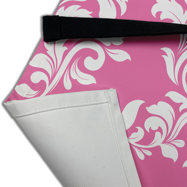 Pink & Purple Damask Apron - (Detail)