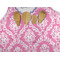 Pink & Purple Damask Apron - Pocket Detail with Props