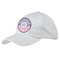 Pink & Purple Damask Baseball Cap - White (Personalized)