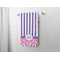 Pink & Purple Damask Bath Towel - LIFESTYLE