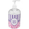 Pink & Purple Damask Acrylic Soap & Lotion Bottle (Personalized)