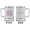 Pink & Purple Damask Beer Stein - Approval
