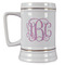 Pink & Purple Damask Beer Stein - Front View