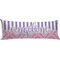 Pink & Purple Damask Body Pillow Case (Personalized)