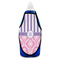 Pink & Purple Damask Bottle Apron - Soap - FRONT
