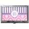 Pink & Purple Damask Business Card Case