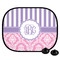 Pink & Purple Damask Car Side Window Sun Shade (Personalized)