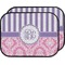 Pink & Purple Damask Car Floor Mats (Back Seat) (Personalized)