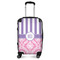 Pink & Purple Damask Carry-On Travel Bag - With Handle