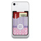 Pink & Purple Damask 2-in-1 Cell Phone Credit Card Holder & Screen Cleaner (Personalized)