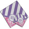 Pink & Purple Damask Cloth Napkins - Personalized Lunch & Dinner (PARENT MAIN)