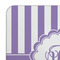 Pink & Purple Damask Coaster Set - DETAIL