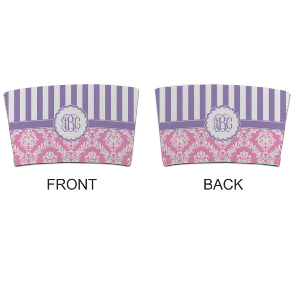 Pink & Purple Damask Coffee Cup Sleeve - APPROVAL
