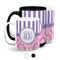Pink & Purple Damask Coffee Mugs Main