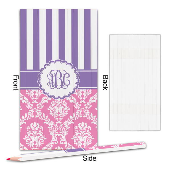 Pink & Purple Damask Colored Pencils - Approval