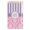 Pink & Purple Damask Colored Pencils (Personalized)